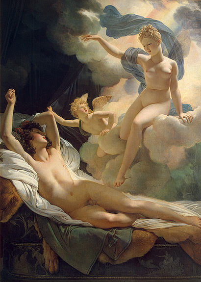 Morpheus and Iris by Guérin, at the Hermitage, 1811